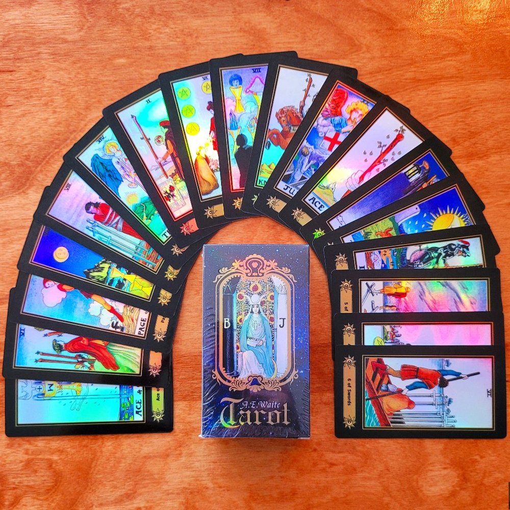 HOLOGRAPHIC RIDER-WAITE Tarot Card Deck
